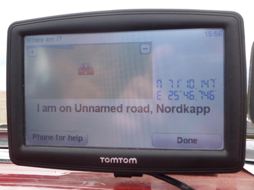 GPS Confirms Nordkapp