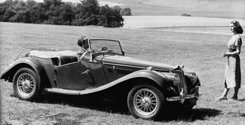 A Publicity Shot of the New MG TF