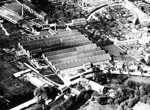 An Early Aerial Photo Showing the Pavalova & MG Factories in Abingdon