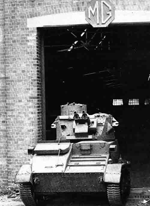 A Light Tank Heading Out on Test