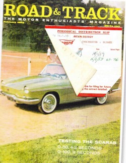 The Renault Floride February 1959