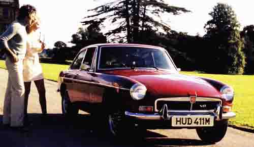 A nice period publication shot of the MGB GT V8