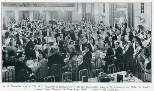 Early Dinner Dances were well attended with members in white tie and tails.