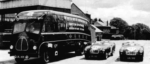 All Ready to Leave the Factory for Le Mans in 1955