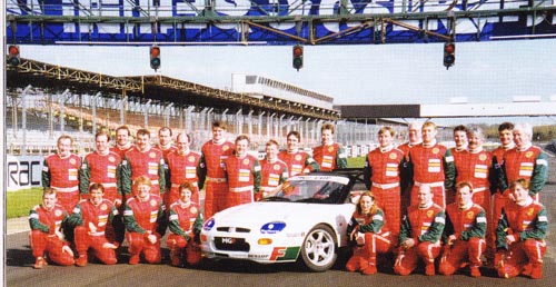 The MGF Cup Championship race drivers