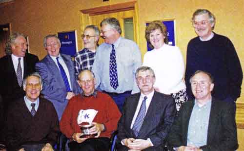 Rob Gammage with the 1998 MGCC Competitions Department 