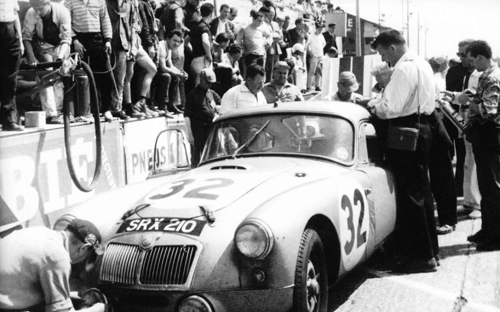 SRX 210, the Lund/Escort modified MGA Twin Cam at Le Mans in 1960