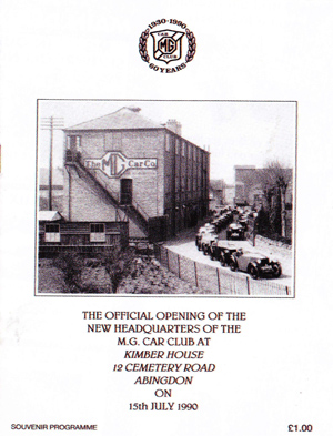 The official opening programme