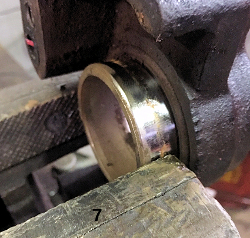 Using a Vise to Hold the Caliper Body