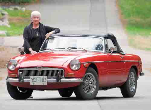 Jennifer Orum Recognized by Canadian Classic MG Club