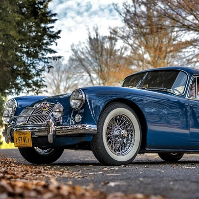 My 1957 Mineral Blue MGA Coupe