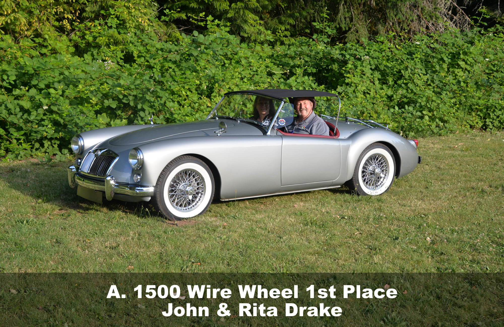 A 1500 wire wheel 1st place John & Rita Drake