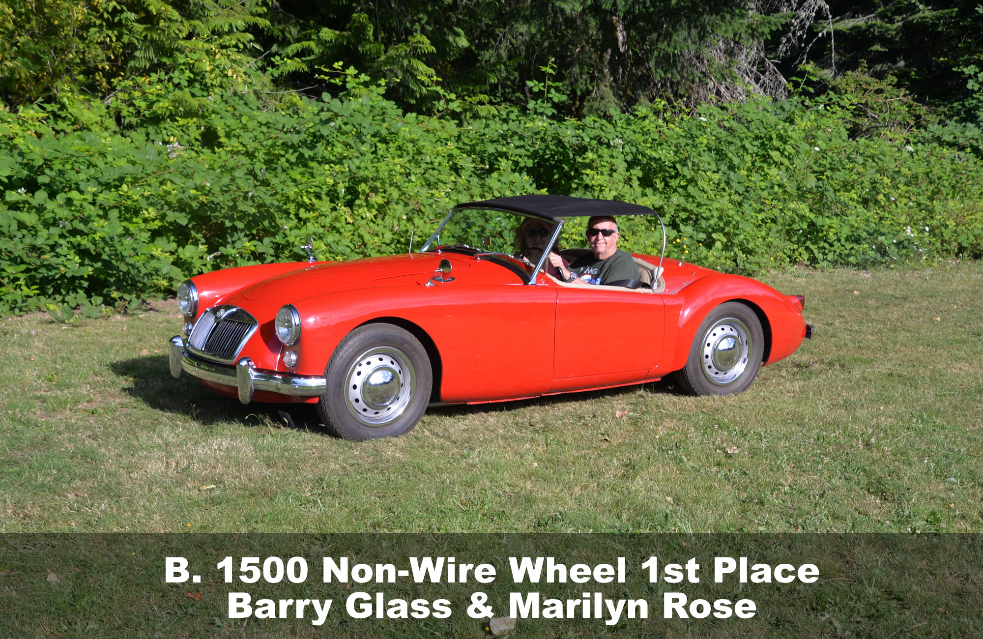 B 1500 non-wire wheel 1st place Barry Glass & Marilyn Rose