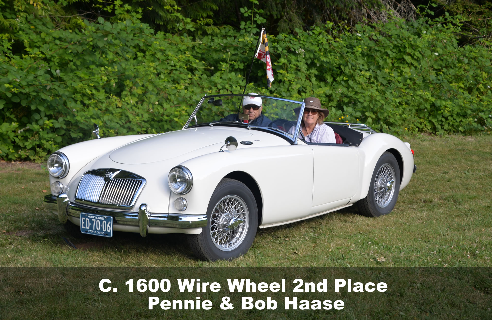 C 1600 wire wheel 2nd place Pennie & Bob Haase