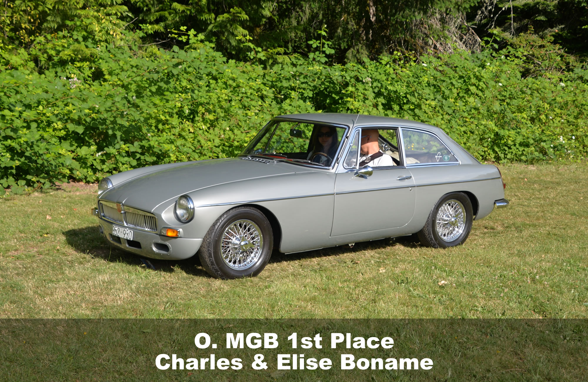 O MGB 1st place Charles & Elise Boname