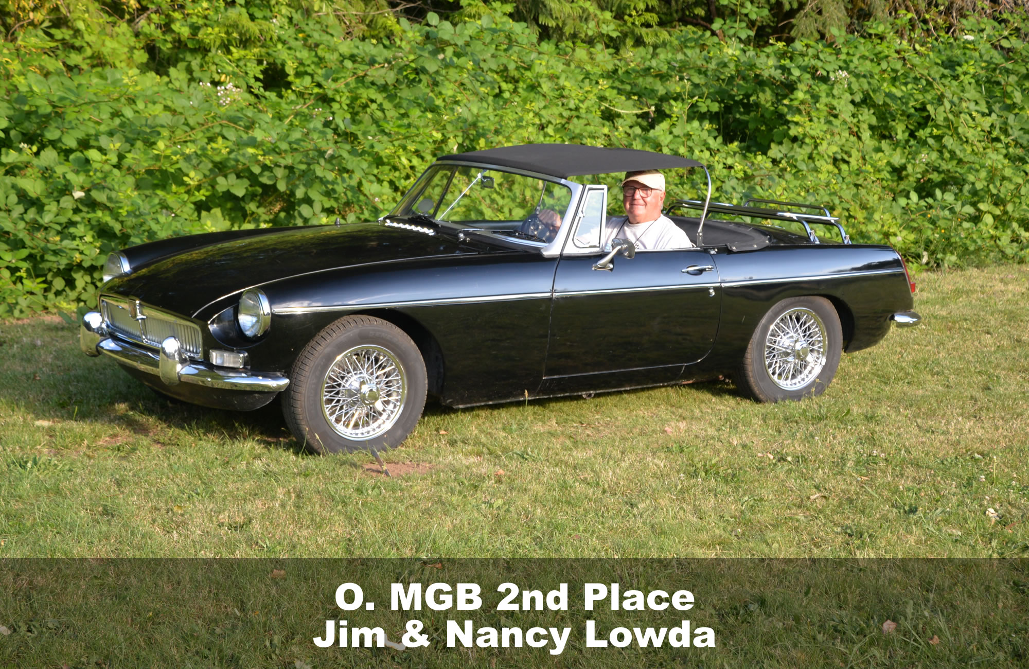 O MGB 2nd place Jim & Nancy Lowda