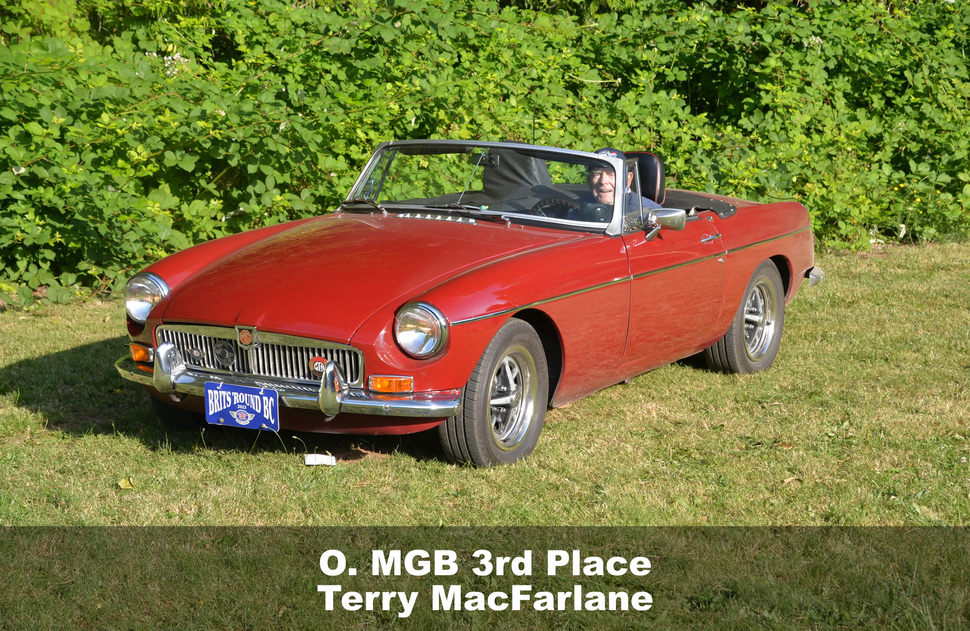 O MGB 3rd place Terry MacFarlane