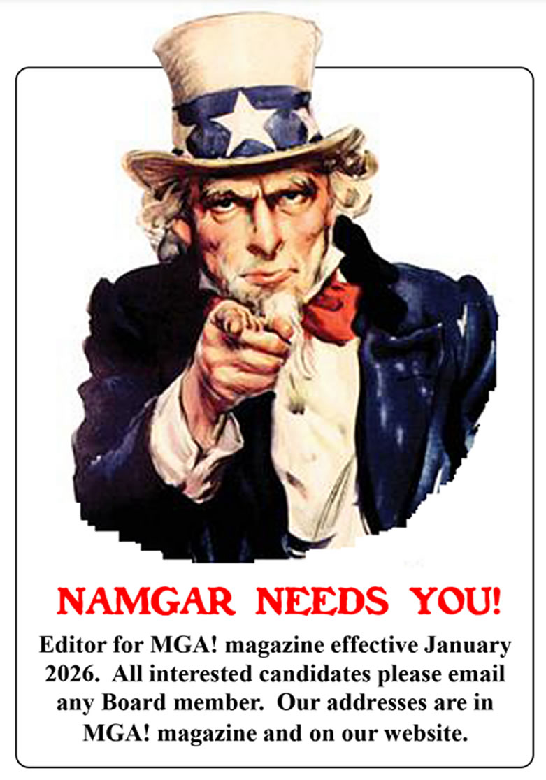 NAMGAR Needs You