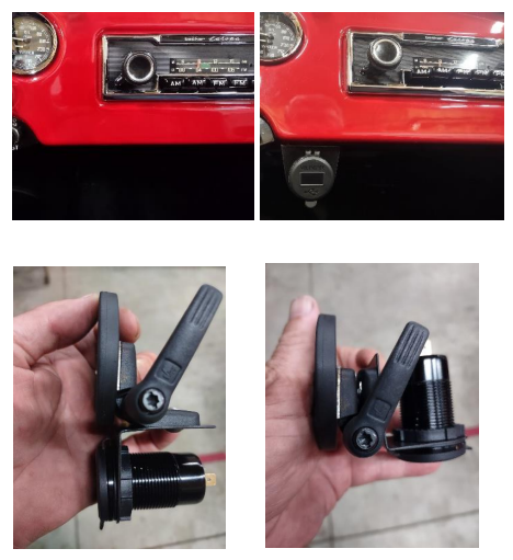 Hidden USB Power Adapter