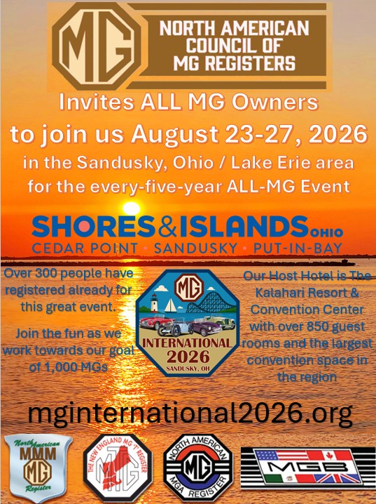 SAVE THE DATE - MG International 2026