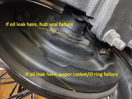 MGA Rear Hub Leak Repair