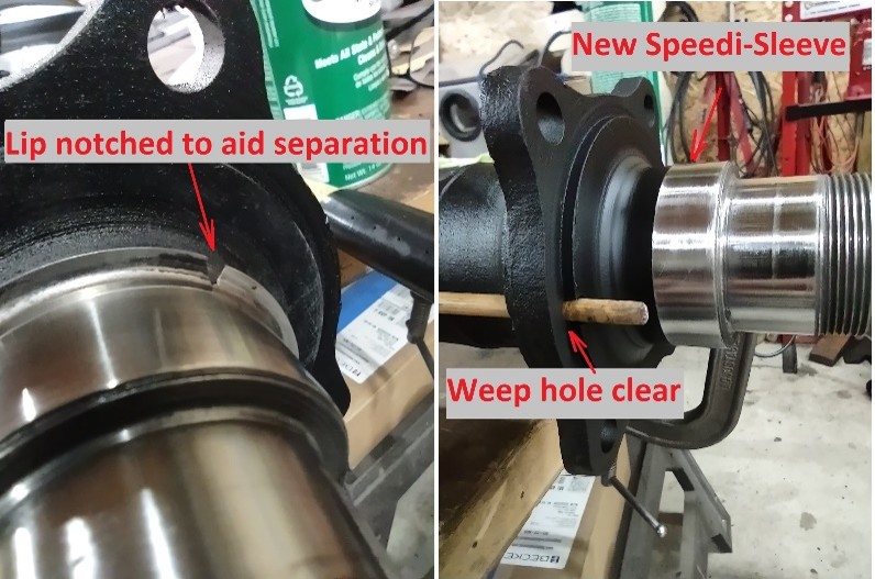 MGA Rear Hub Leak Repair