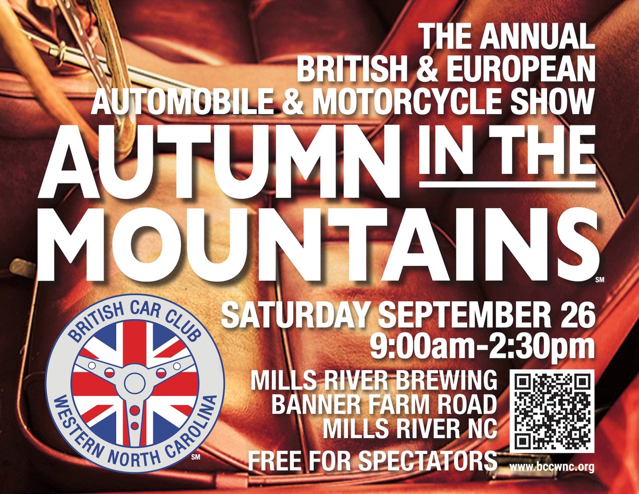 26th Annual Autumn in the Mountains British and European Automobile and Motorcycle Show