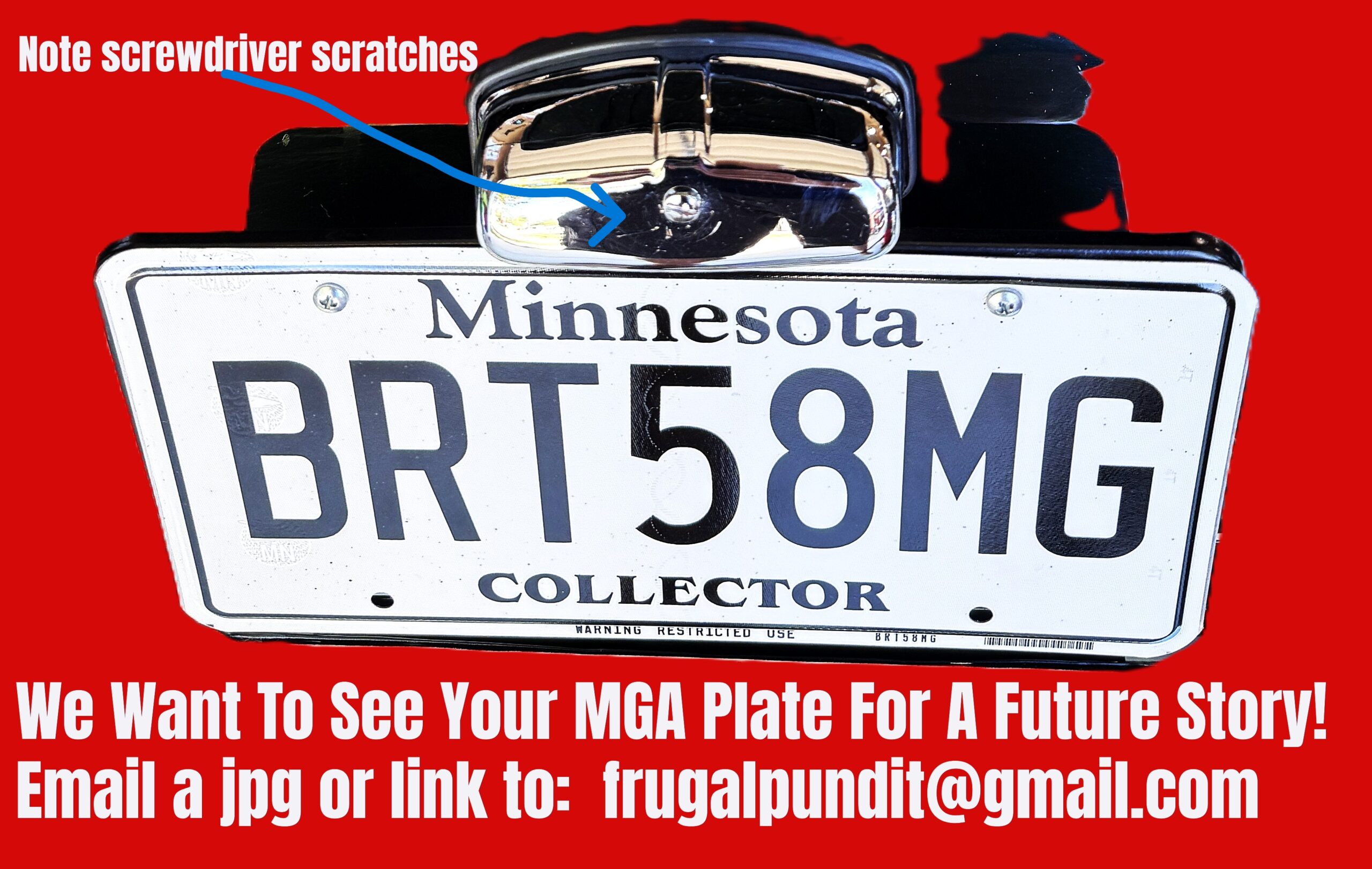 We Want To See Your MGA Plate For A Future Story!